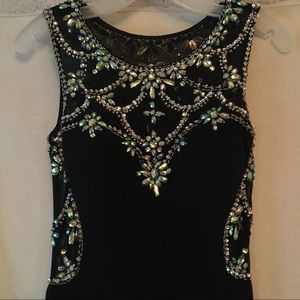 Navy blue formal dress